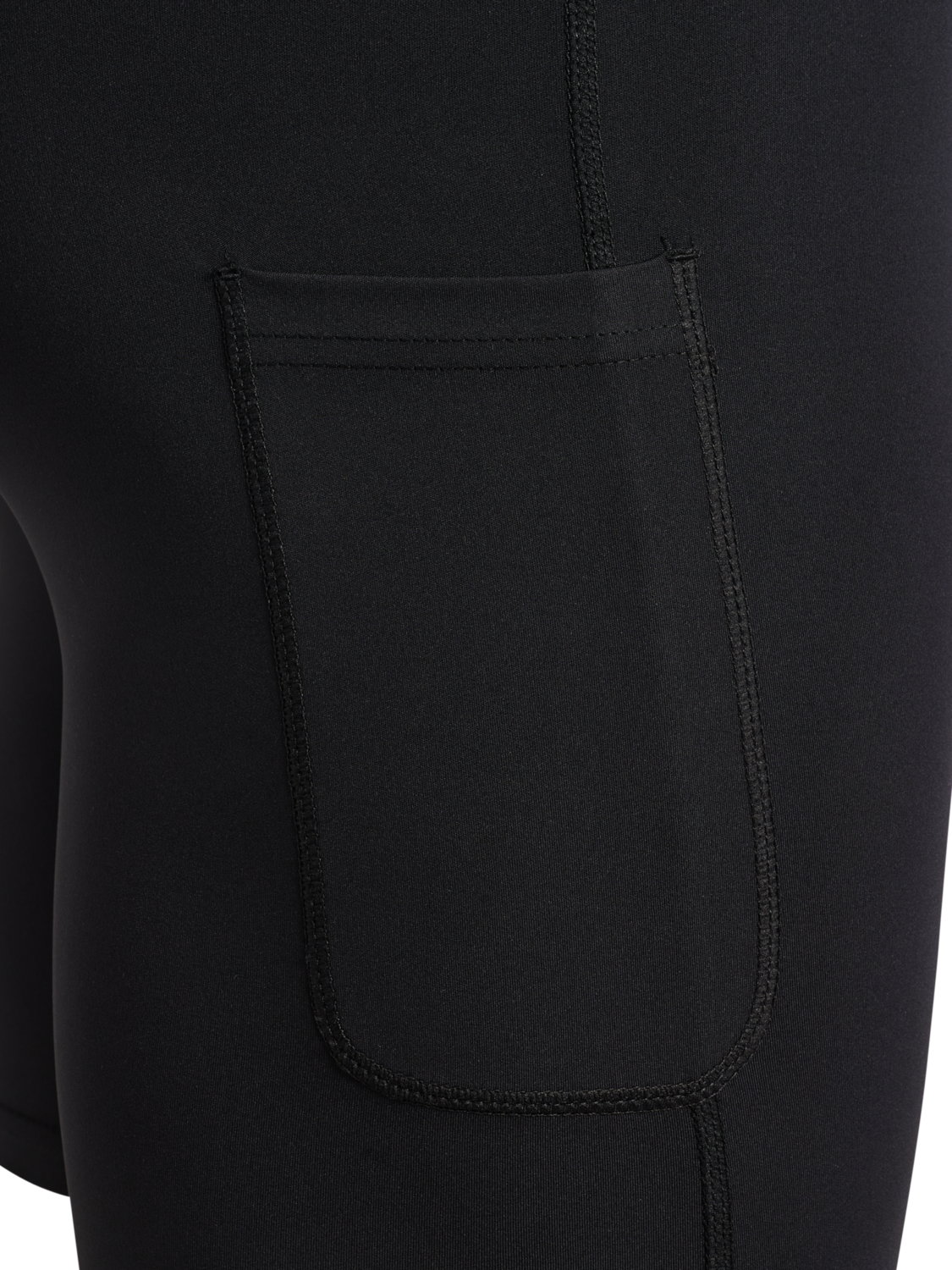 hmlHYBRID M SHORT TIGHTS, BLACK, packshot