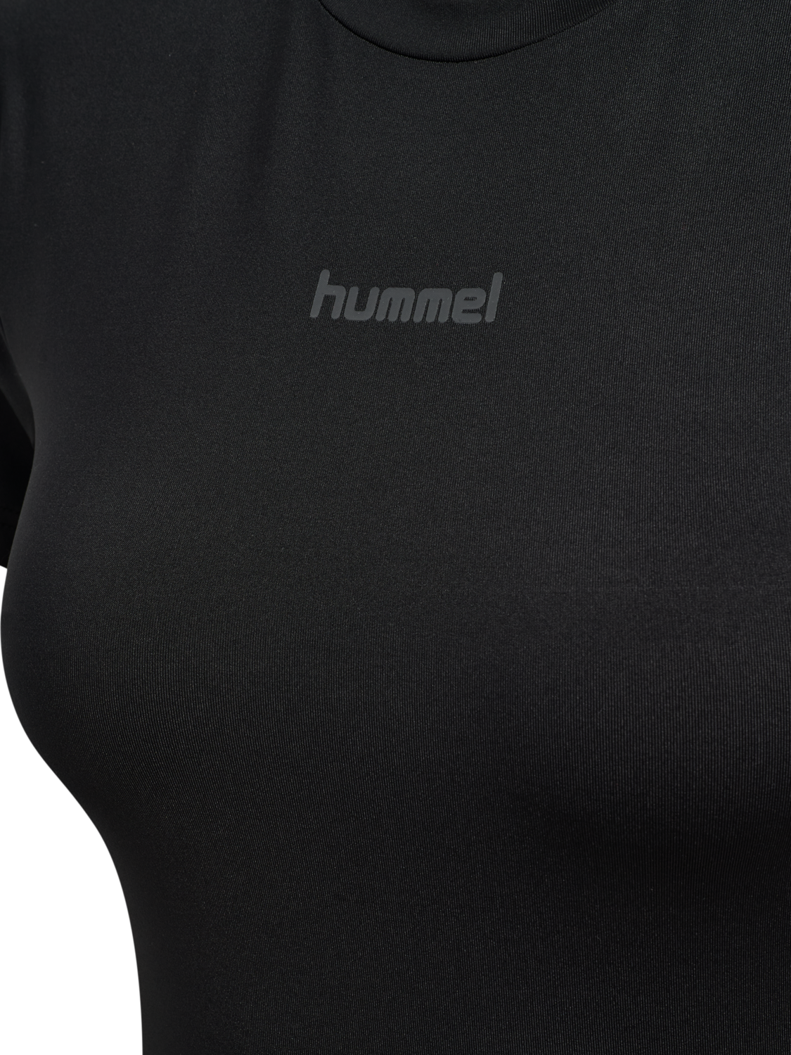 hmlFAST W TRAINING T-SHIRT S/S, BLACK, packshot