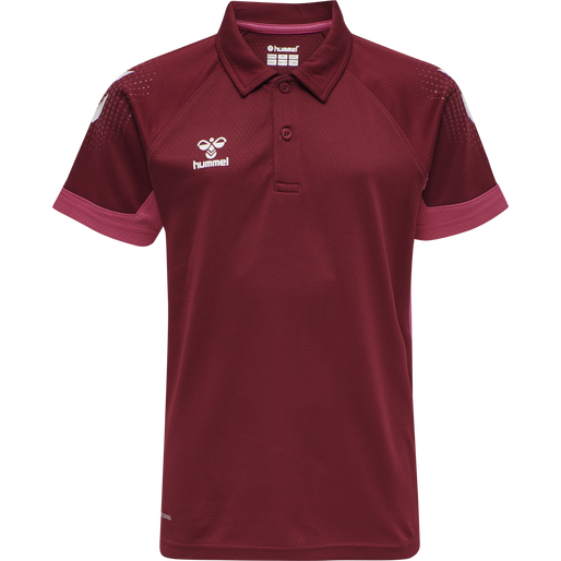 hmlLEAD FUNCTIONAL KIDS POLO, BIKING RED hmlLEAD FUNCTIONAL KIDS POLO, BIKING RED, packshot