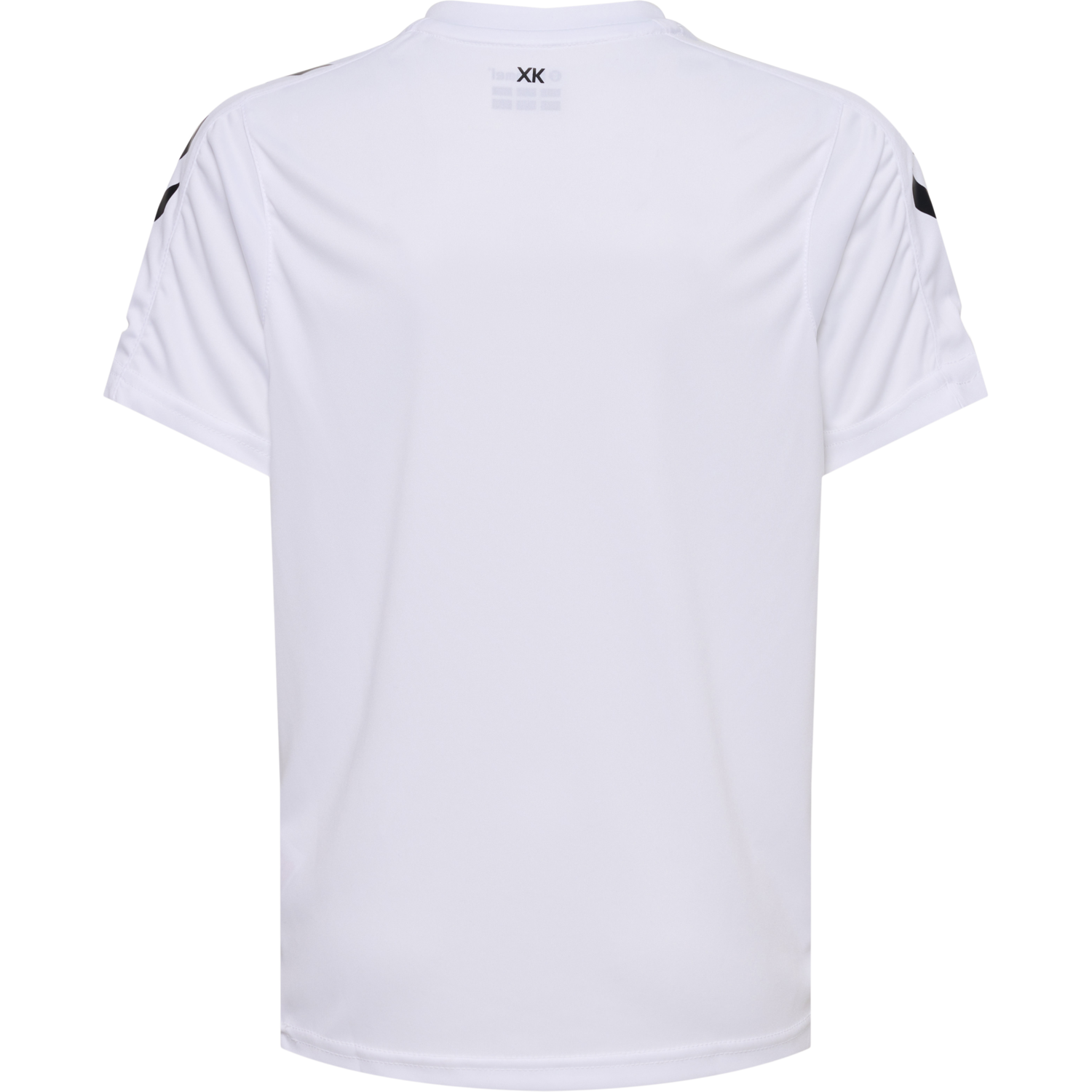 hmlCORE XK STRIPED JERSEY S/S KIDS, WHITE/BLACK, packshot