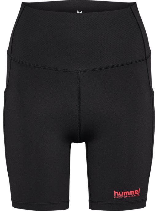 hmlHIIT INTENSITY HW SHORT TIGHTS, BLACK, packshot