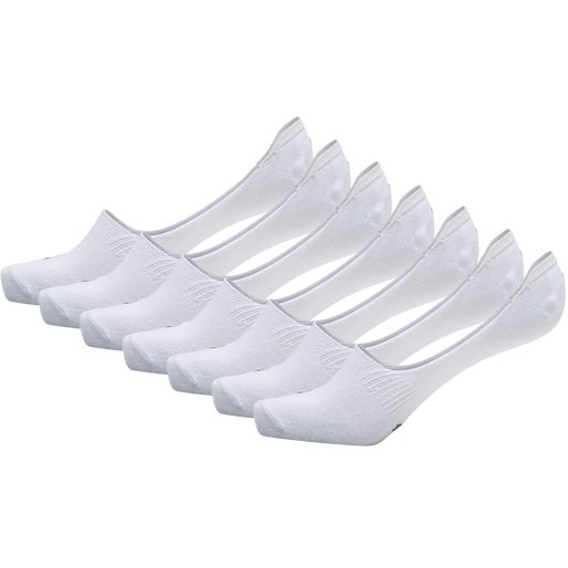 hmlCHEVRON 6-PACK NO SHOW SOCKS, WHITE, packshot