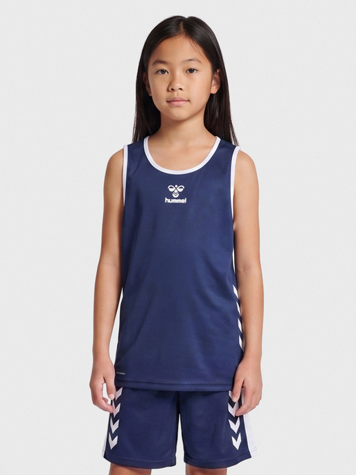 hmlCORE XK BASKET JERSEY KIDS, MARINE, model