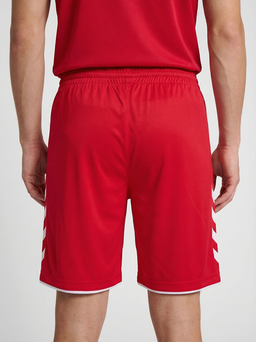 hmlCORE 2.0 SHORTS, TRUE RED/WHITE, model