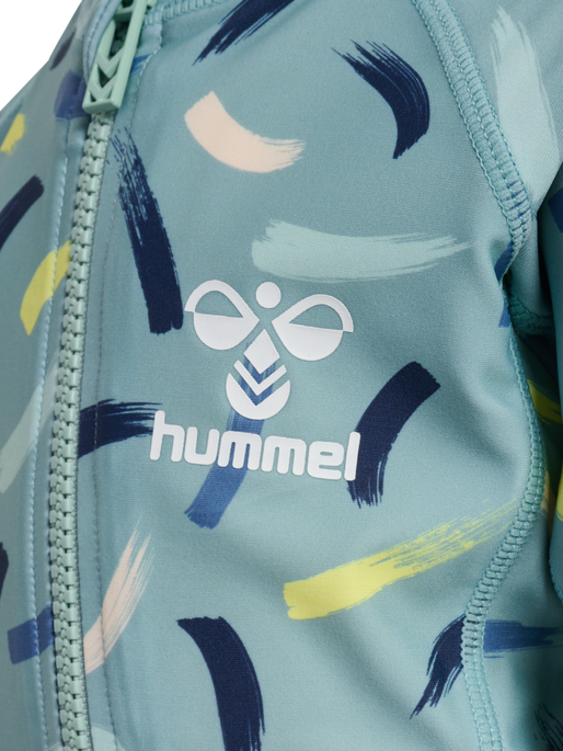 hmlMORGAT SWIM SUIT, BLUE SURF, packshot