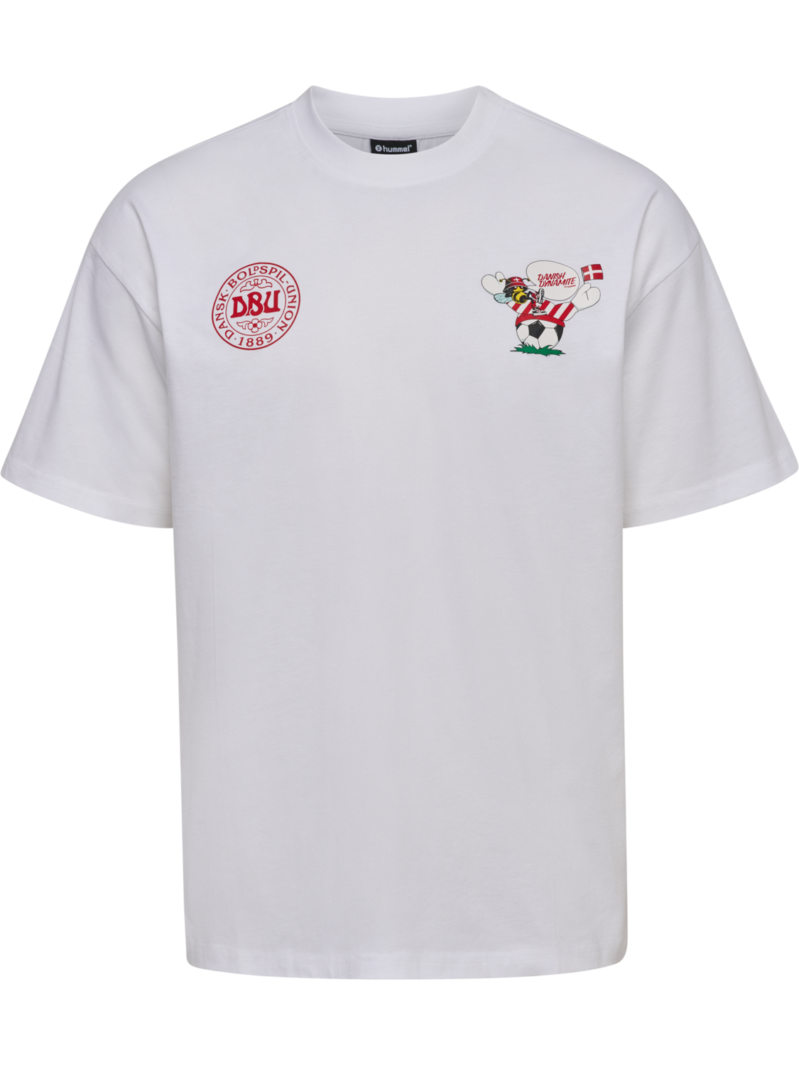 DBU 26 FAN LOOSE DYNAMITE TEE SS, WHITE, packshot