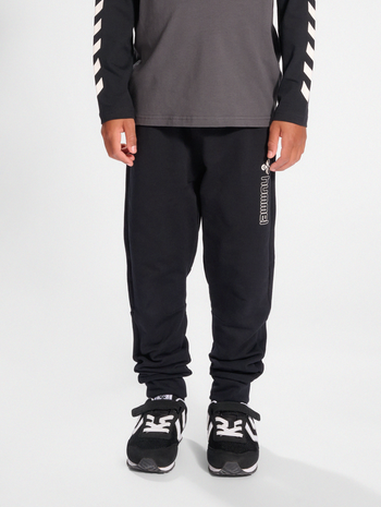 hmlATLAS ADJUSTABLE WAIST PANTS, BLACK, model