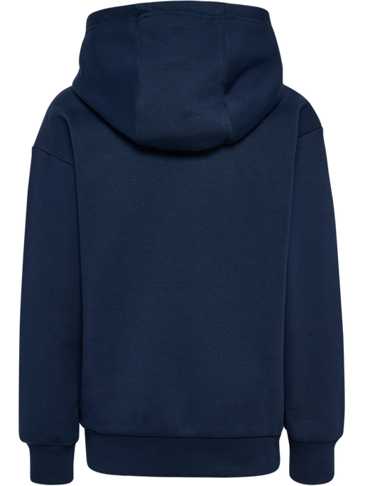 hmlJR LOOSE HOODIE BEE, DRESS BLUES hmlJR LOOSE HOODIE BEE, DRESS BLUES, packshot