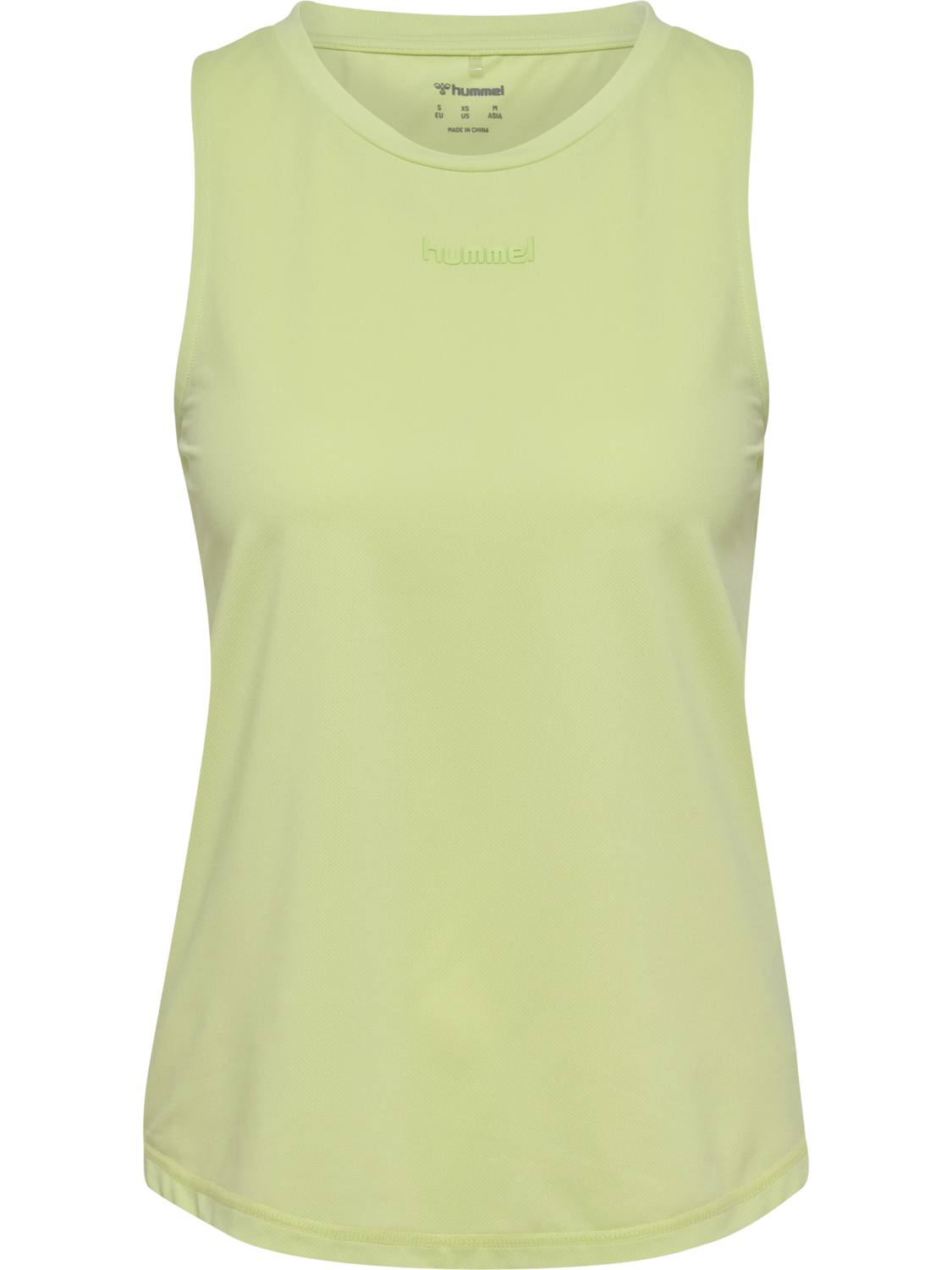 hmlVANJA TECH TOP, SHADOW LIME, packshot