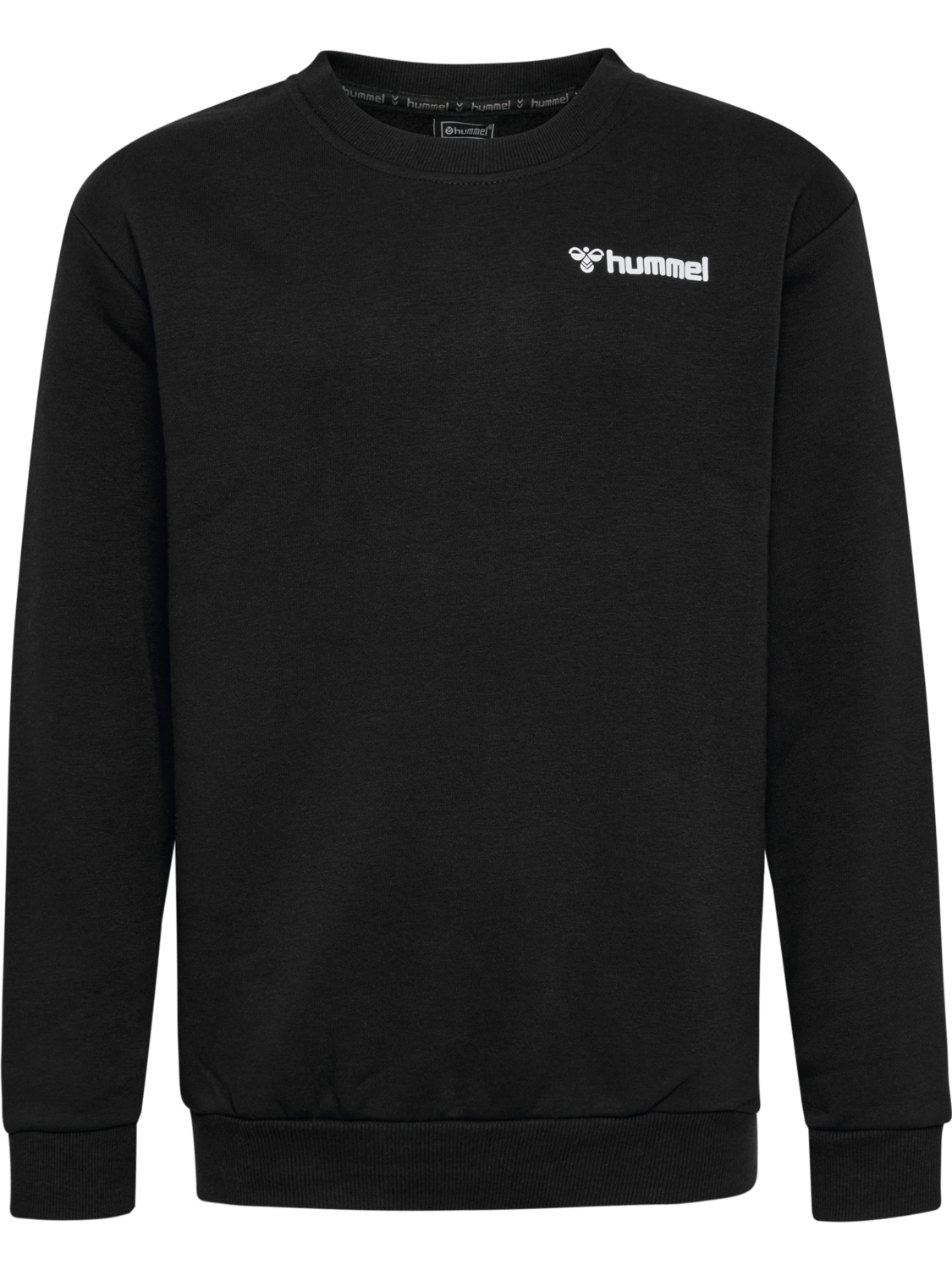 hmlMOVER COTTON SWEATSHIRT KIDS, BLACK, packshot