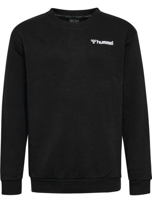 hmlMOVER COTTON SWEATSHIRT KIDS, BLACK, packshot