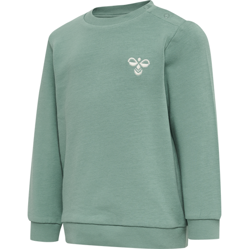 hmlSANTO CREWSUIT, MINERAL BLUE, packshot