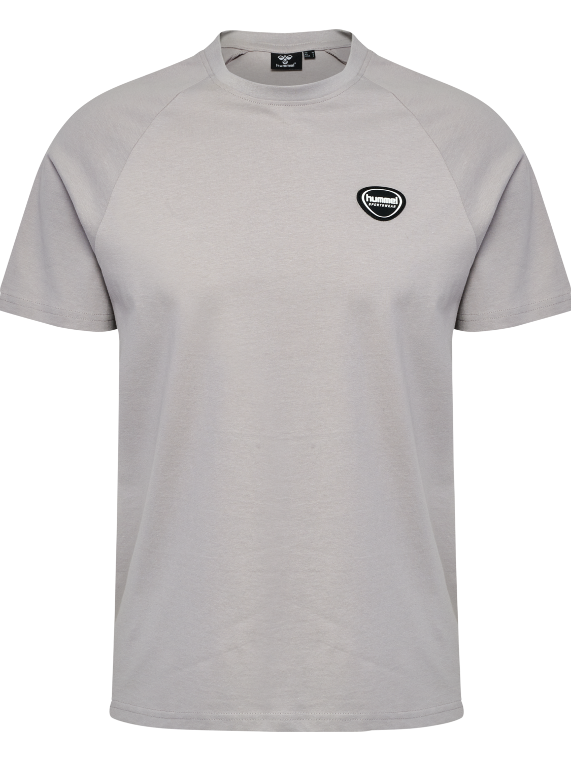 hmlLGC KAI REGULAR HEAVY T-SHIRT, SILVER SCONCE, packshot