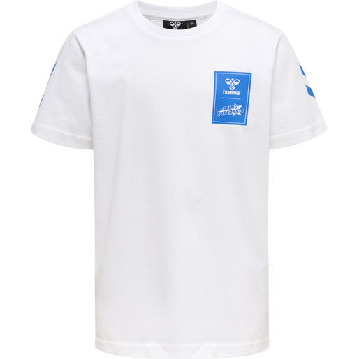 hmlFLYING TRES T-SHIRT S/S, BRIGHT WHITE, packshot