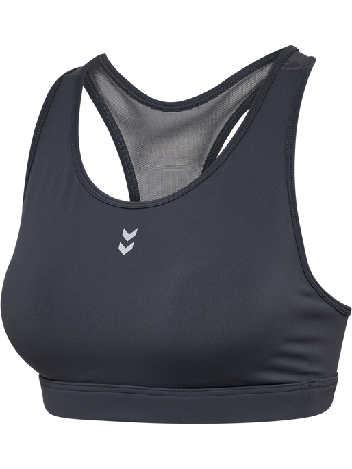 hmlPULSE MEDIUM SUPPORT BRA, EBONY, packshot