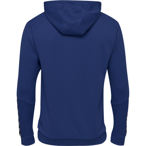 hmlAUTHENTIC POLY HOODIE, TRUE BLUE, packshot