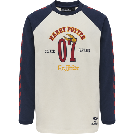 hmlHARRY POTTER BOYS T-SHIRT L/S, MARSHMALLOW hmlHARRY POTTER BOYS T-SHIRT L/S, MARSHMALLOW, packshot