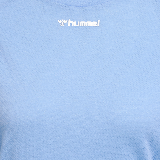 hmlMT VANJA T-SHIRT L/S, PLACID BLUE, packshot