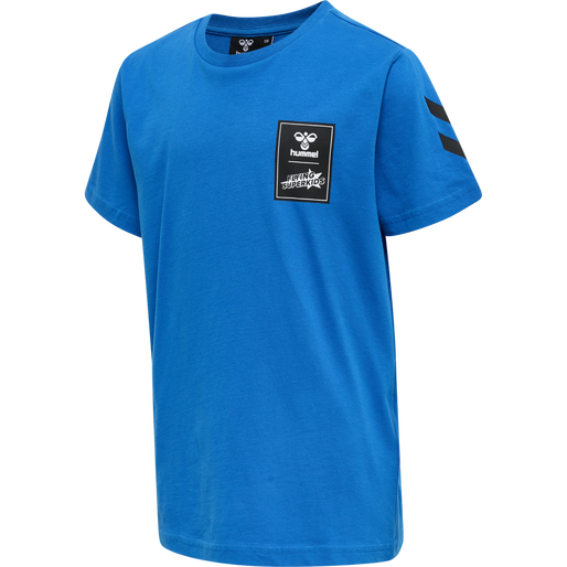 hmlFLYING TRES T-SHIRT S/S, DIRECTOIRE BLUE hmlFLYING TRES T-SHIRT S/S, DIRECTOIRE BLUE, packshot