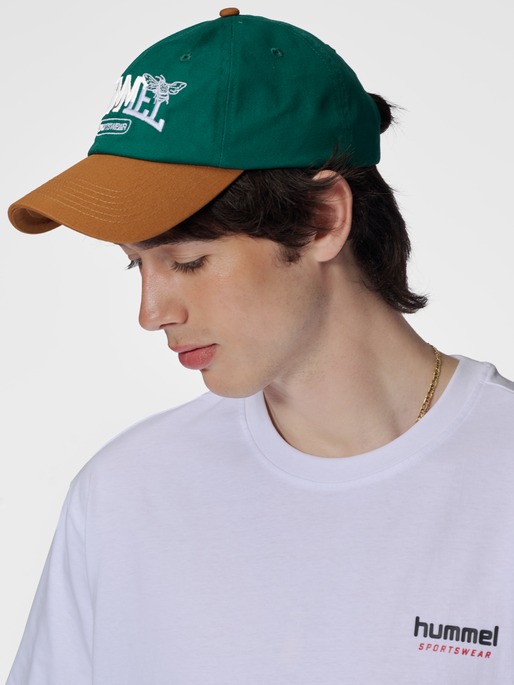 hmlBASEBALL CAP HUMMEL BEE, DARK GREEN, model