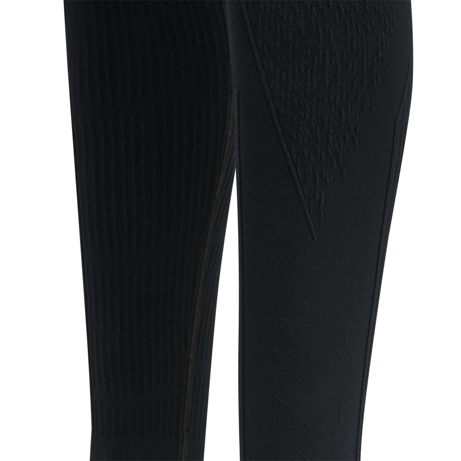 hmlMT FLOW SEAMLESS HW TIGHTS, BLACK, packshot