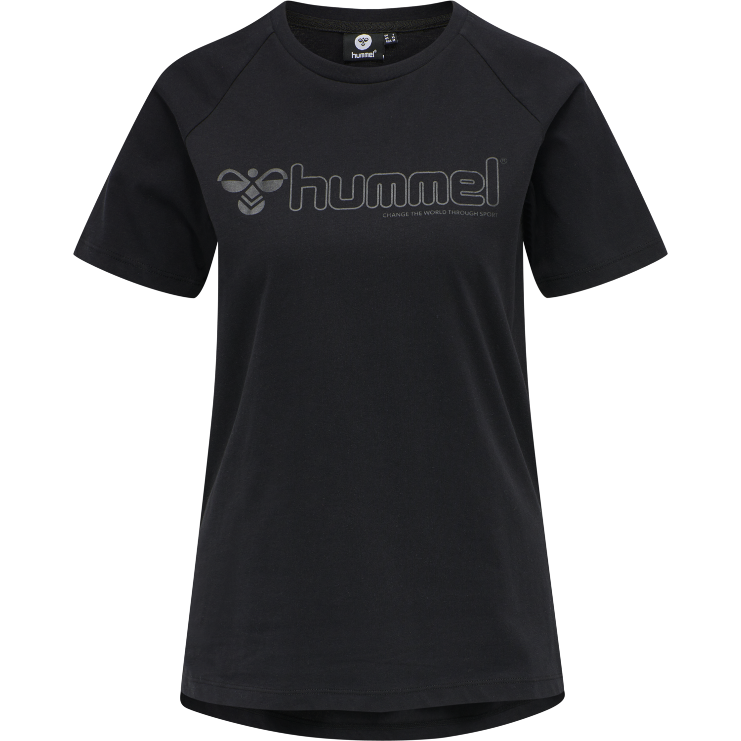 hmlZENIA T-SHIRT S/S, BLACK, packshot