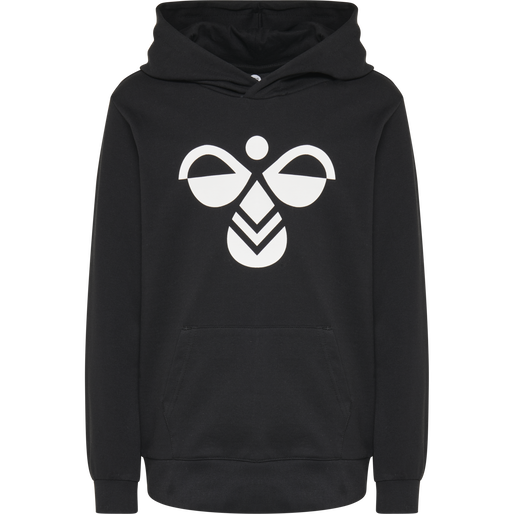 hmlCUATRO HOODIE, BLACK, packshot