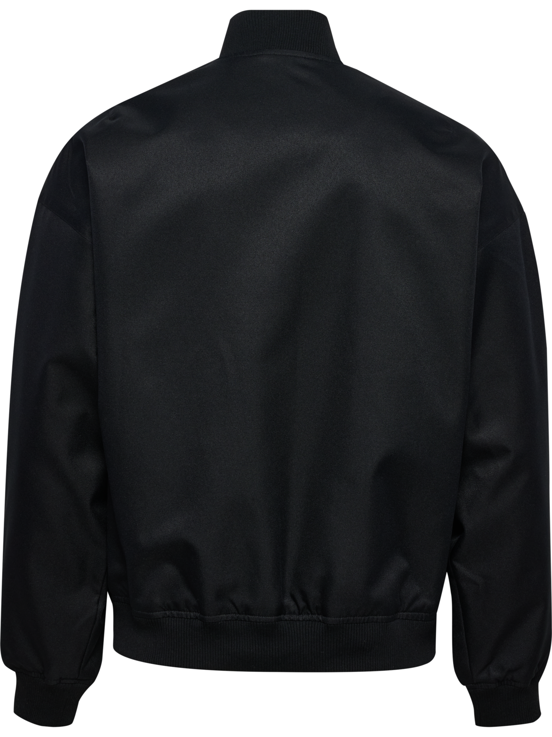 hmlBASEBALL JACKET, BLACK, packshot