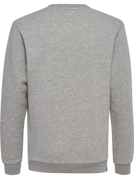 hmlMOVER COTTON SWEATSHIRT KIDS, GREY MELANGE hmlMOVER COTTON SWEATSHIRT KIDS, GREY MELANGE, packshot