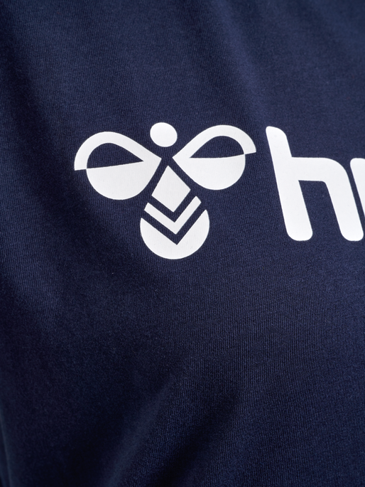 hmlGO 2.0 LOGO T-SHIRT S/S WOMAN, MARINE, packshot