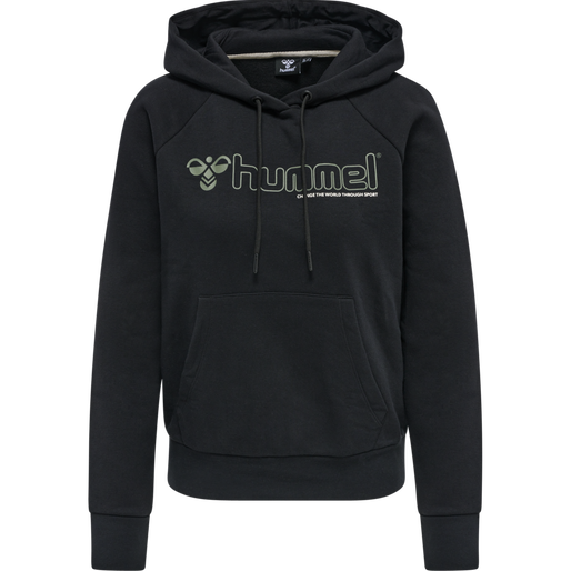 hmlNONI HOODIE, BLACK, packshot