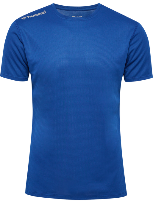 hmlRUN JERSEY S/S, TRUE BLUE, packshot