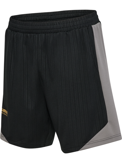 hmlLOOSE FB SHORTS TOPSCORER, BLACK, packshot
