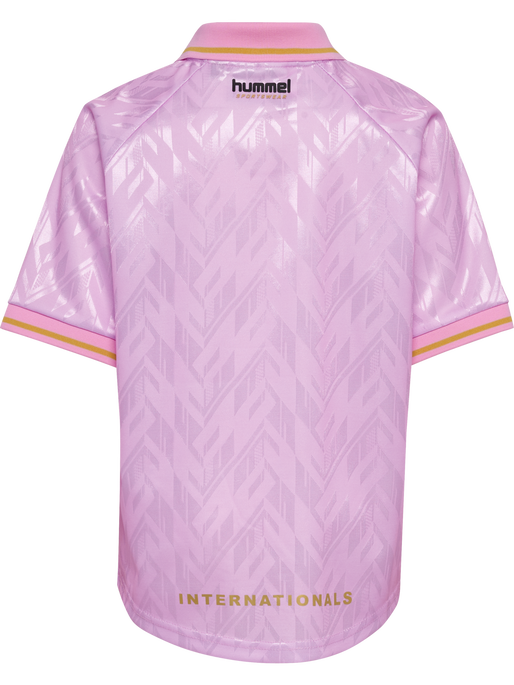 hmlJR LOOSE BAY SOCCER JERSEY S/S, PASTEL LAVENDER, packshot