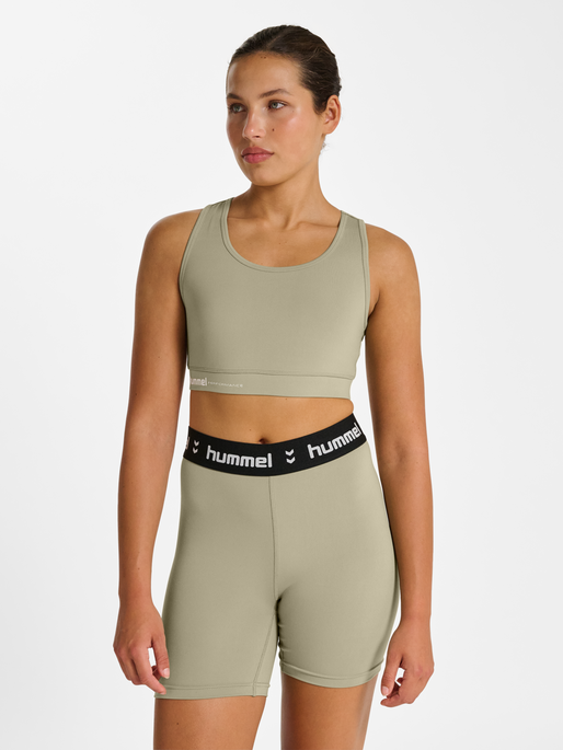 hmlPULSE LIGHT SUPPORT BRA, SEAGRASS, model