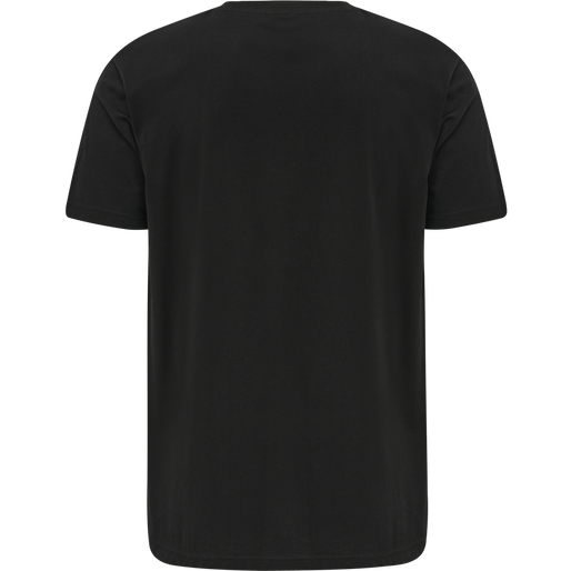 hmlRED BASIC T-SHIRT S/S, BLACK, packshot