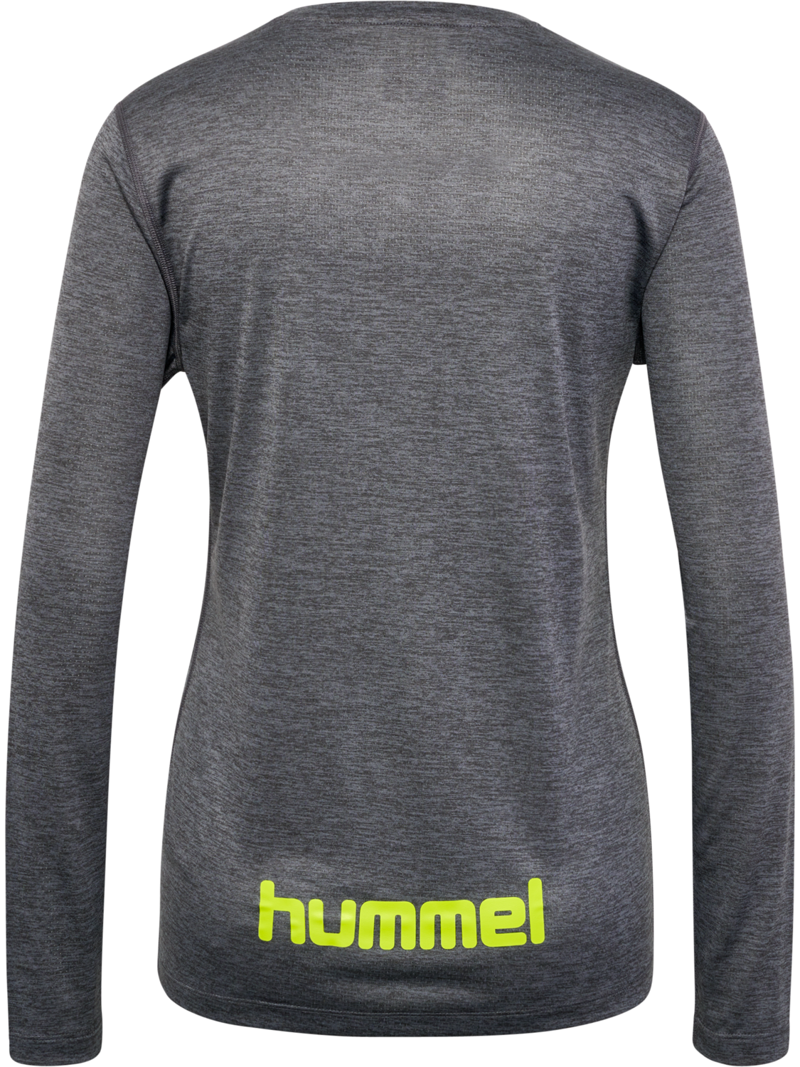 hmlSPRINT T-SHIRT L/S WOMAN, FORGED IRON MELANGE, packshot