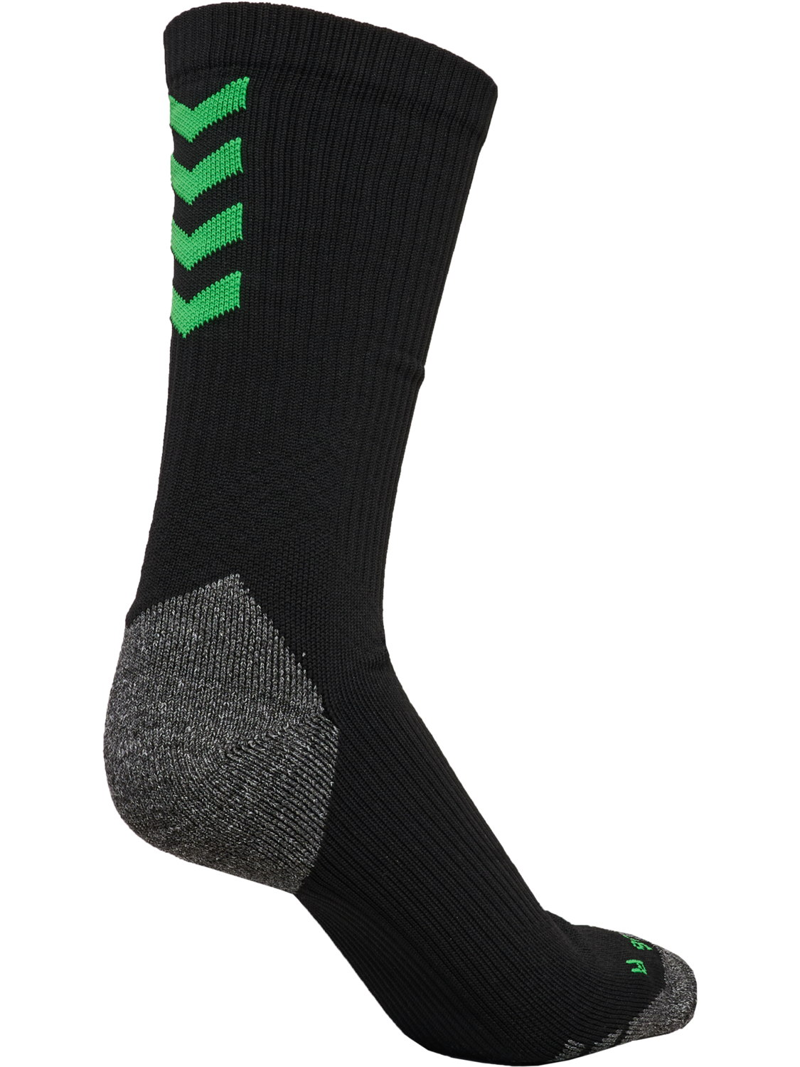 FFHB PRO TRAINING SOCK LOW, BLACK/POISON GREEN, packshot