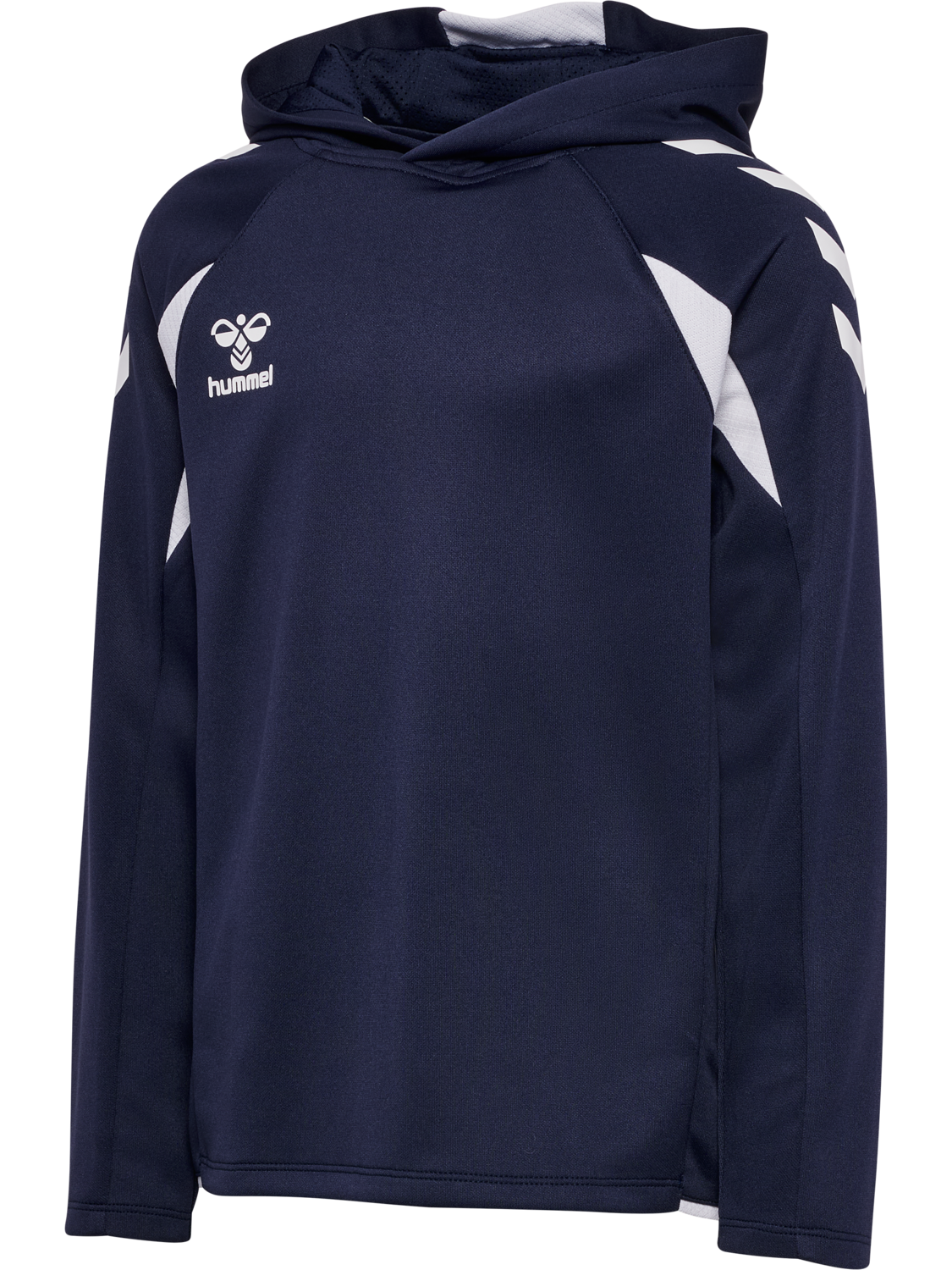 hmlCORE 2.0 HOODIE KIDS, MARINE/WHITE, packshot