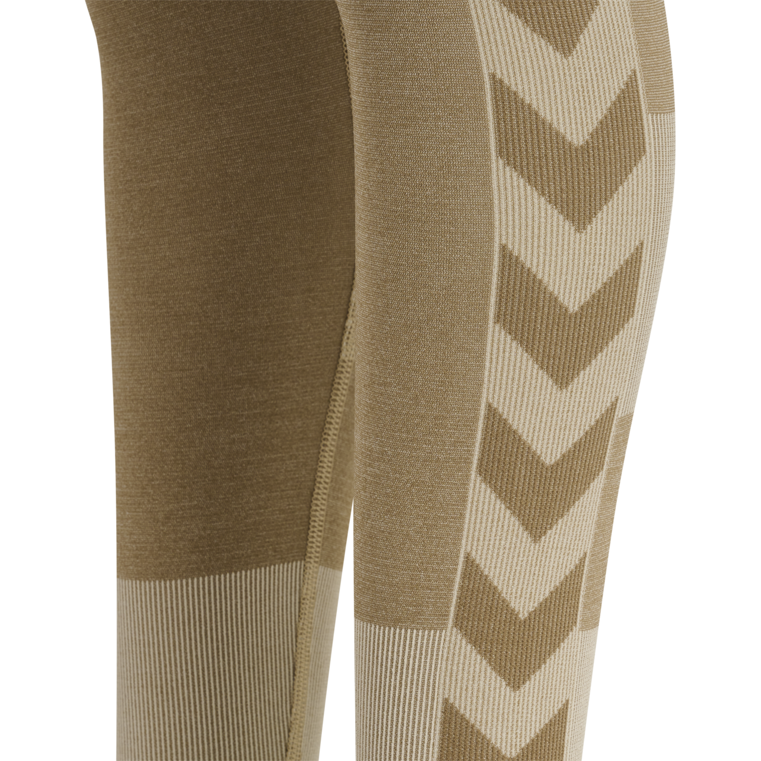 hmlSPIN SEAMLESS TIGHTS, SIMPLY TAUPE, packshot