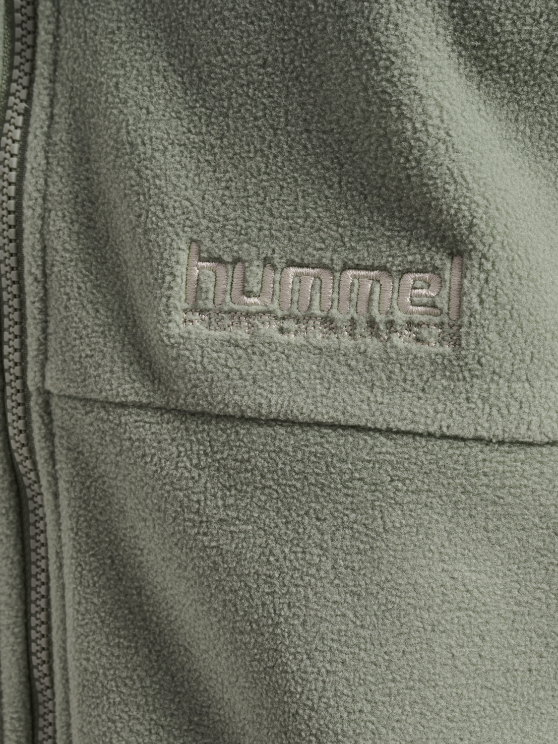 hmlPULSE FLEECE JACKET, SEAGRASS, packshot