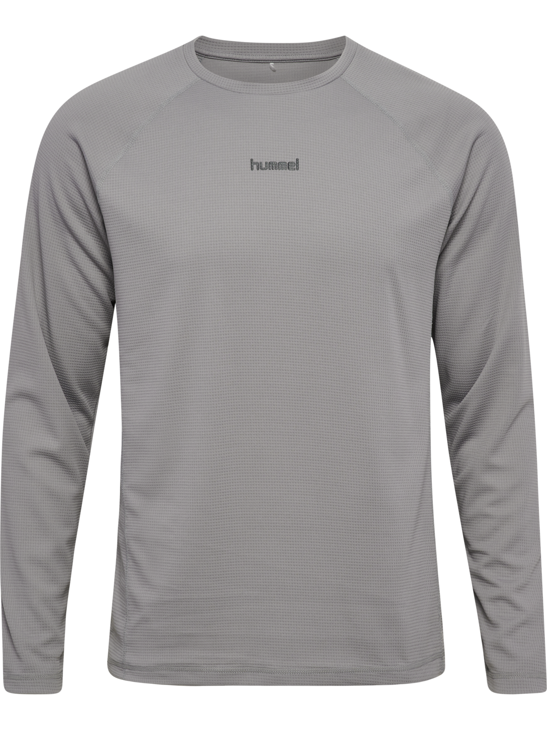hmlMOMENTUM T-SHIRT L/S, SHARKSKIN, packshot