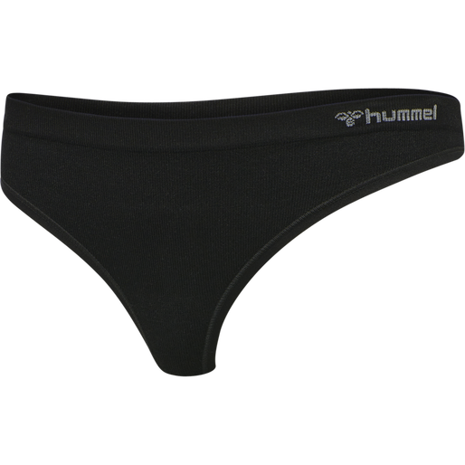 hmlJUNO SEAMLESS THONG, BLACK, packshot