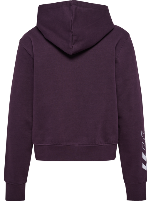 hmlELEMENTAL SHORT HOODIE WOMAN, PLUM PERFECT, packshot