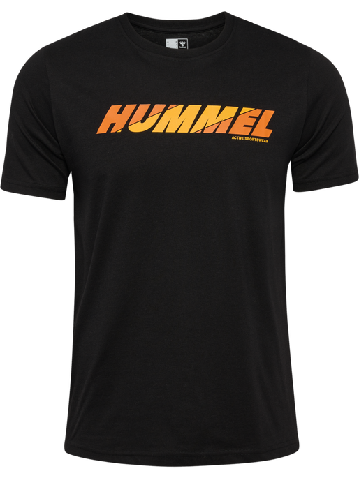 hmlGRAPHIC BOLD LOGO TEE, BLACK hmlGRAPHIC BOLD LOGO TEE, BLACK, packshot