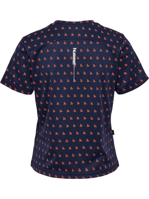 hmlFAST WORKOUT W T-SHIRT S/S, DRESS BLUES, packshot