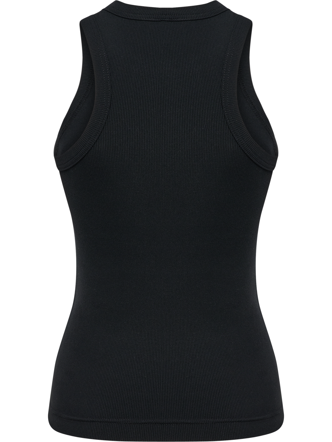 hmlPULSE RIB TANK TOP, BLACK, packshot