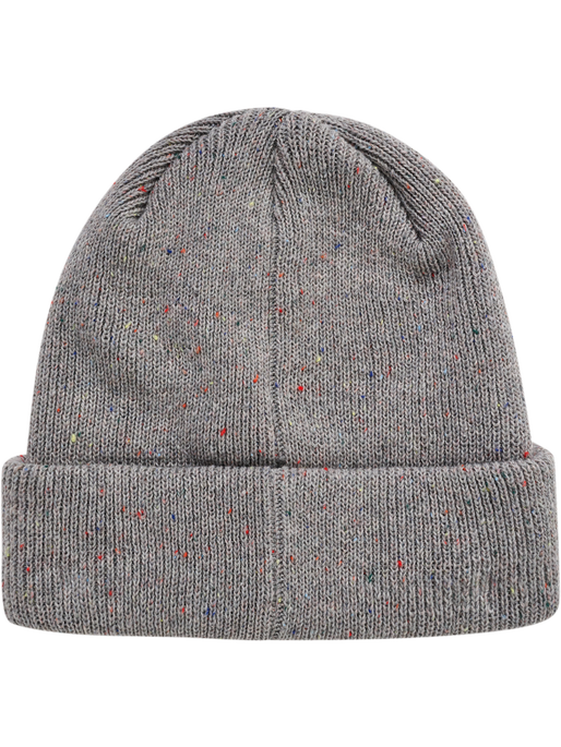hmlSTONE BEANIE, GREY MELANGE, packshot