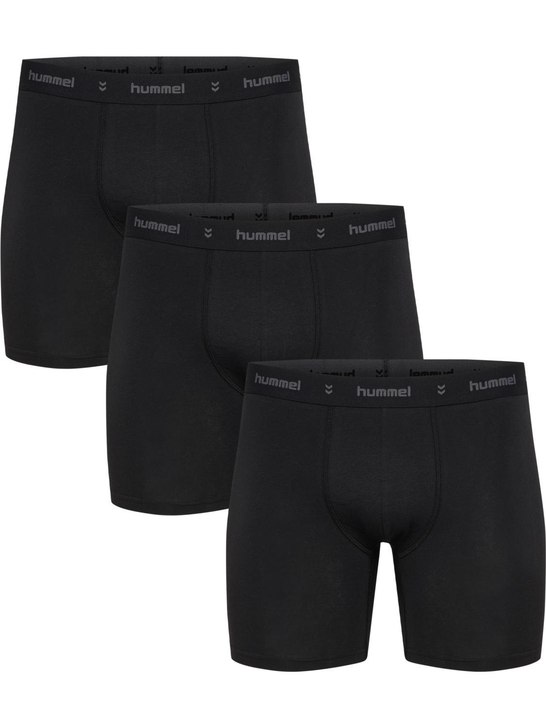hmlCOMFORT BOXERS 3-PACK, BLACK, packshot