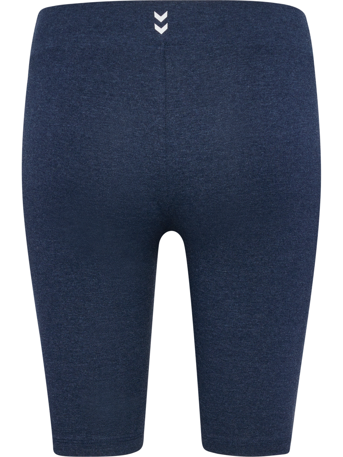 hmlPULSE LOGO MW SHORT TIGHTS, DRESS BLUE MELANGE, packshot